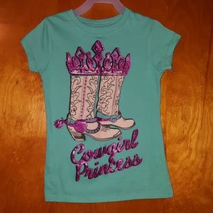 🐎EUC🐎 Girls Cowgirl Princess Shirt
